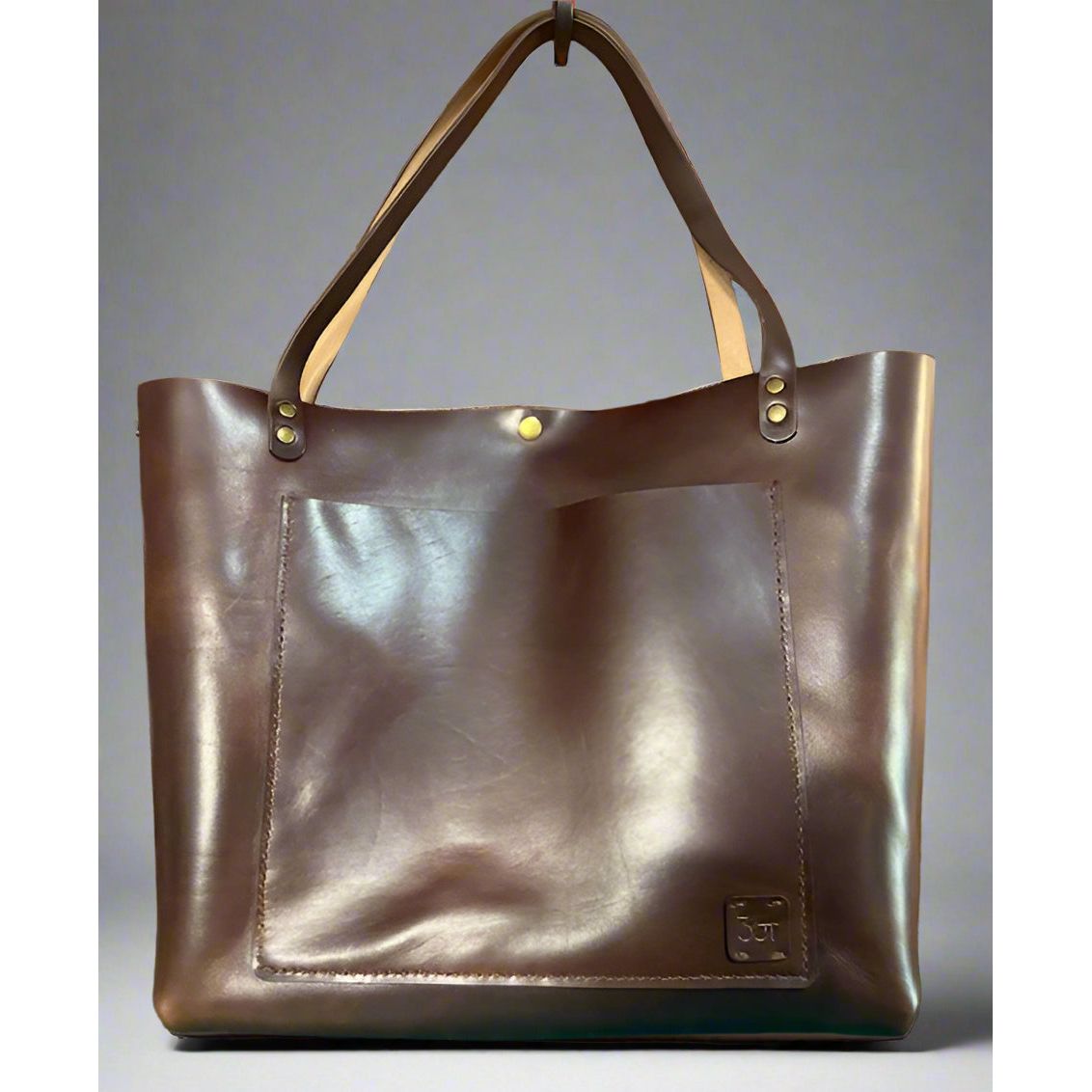 Leather tote, tote, large tote