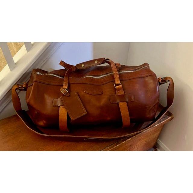 Leather DuffleBag, Dufflebag, Leather zTote, Tote