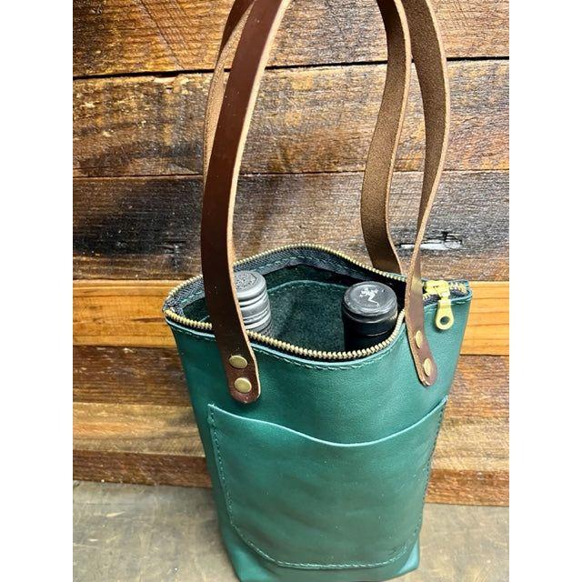 Leather Tote, Tote, Totes, Wine Tote