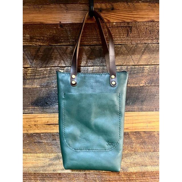 Leather Tote, Tote, Totes, Wine Tote