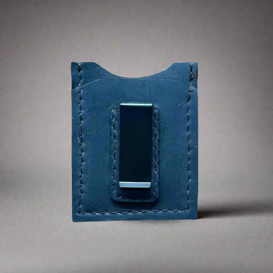 card holder, leather card holder, money clip, leather money clip