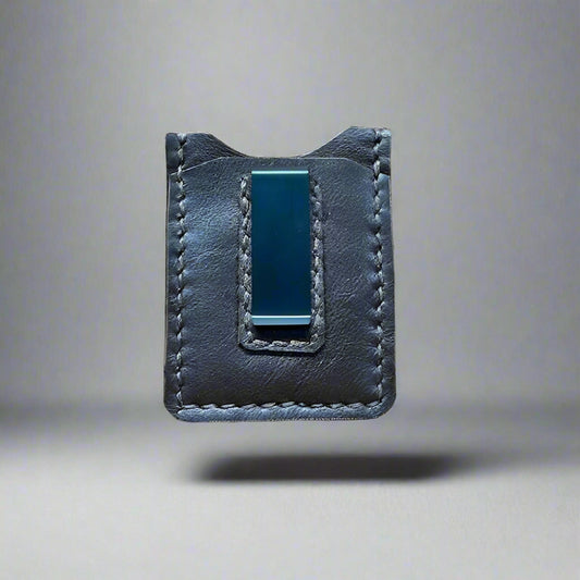 card holder, leather card holder, money clip, leather money clip