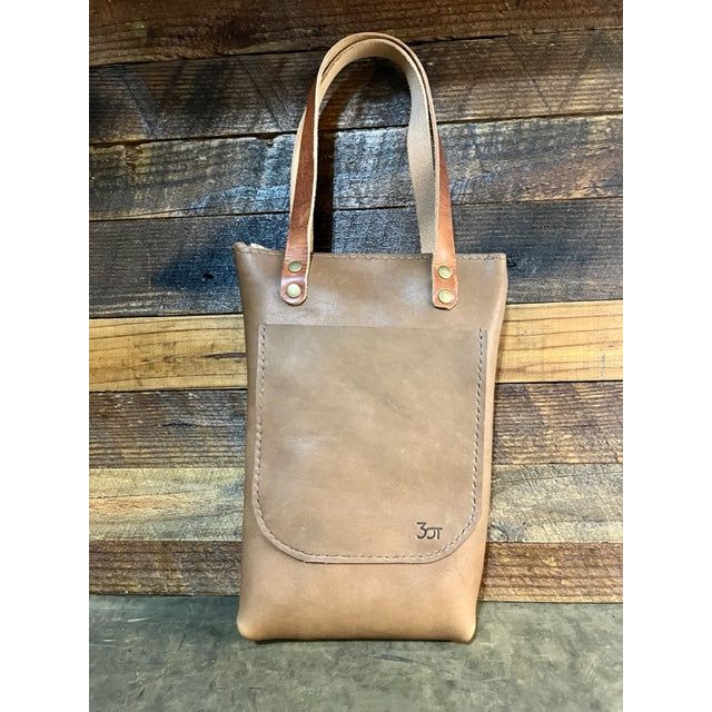 Leather Tote, Tote, Totes, Wine Tote