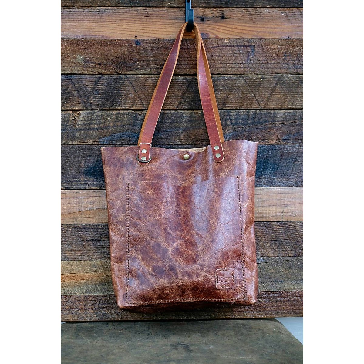 Leather tote, tote, distressed leather, totes