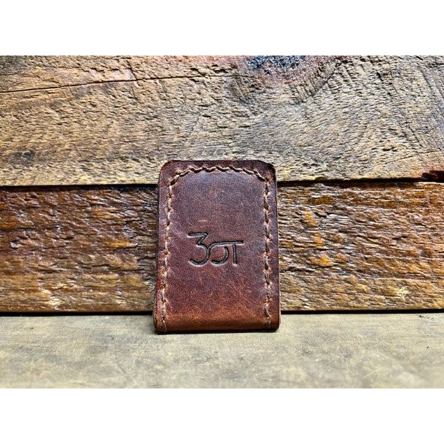 Money Clip, Leather Money Clip, Magnetic Money Clip