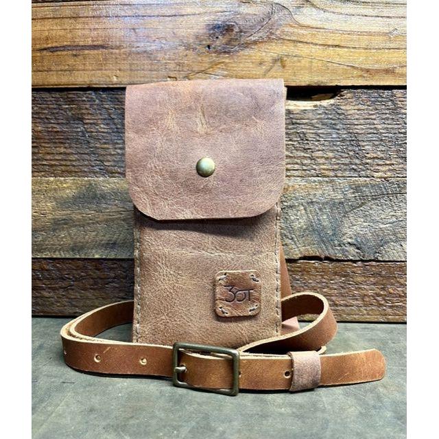 Leather phone bag, phone bag