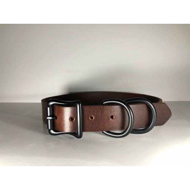 Three Oaks Textiles Animals & Pet Supplies XS / Brown LD01 - The "Lily" Leather Dog Collar