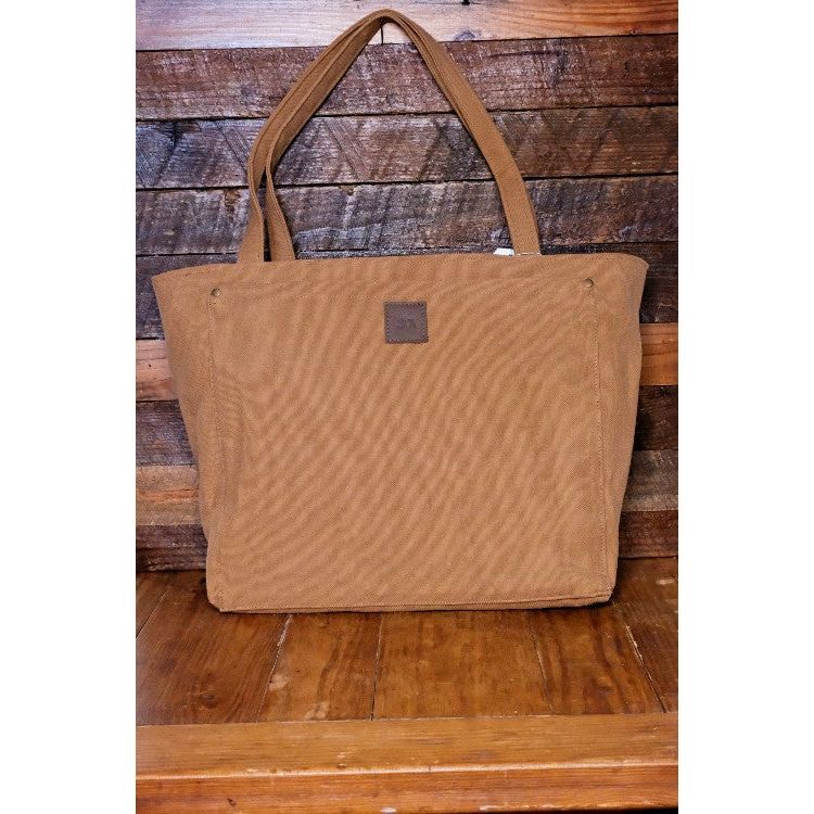 Three Oaks Textiles Denim Tote Tan T04 - The Traditional