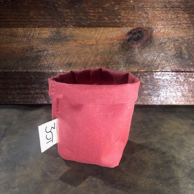 Three Oaks Textiles Pouch Berry WXB-01 Waxed Canvas Pouch