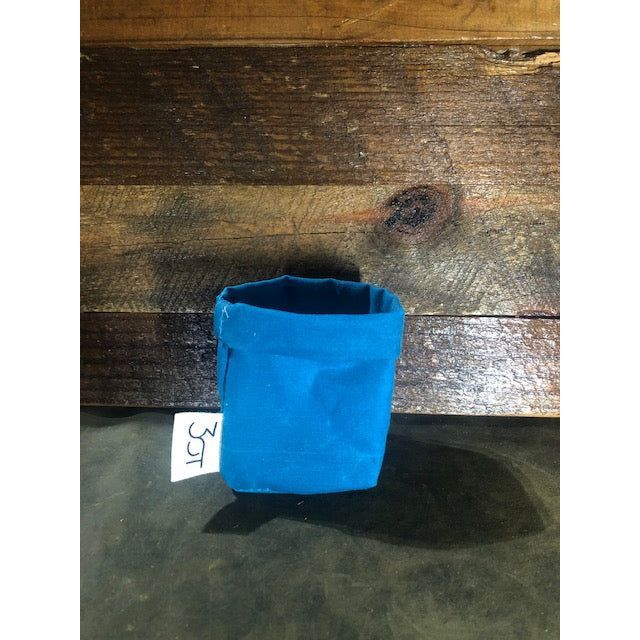 Three Oaks Textiles Pouch Cobalt WXB-01 Waxed Canvas Pouch
