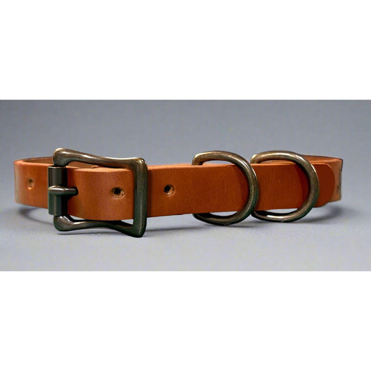 leather dog collar, dog collar
