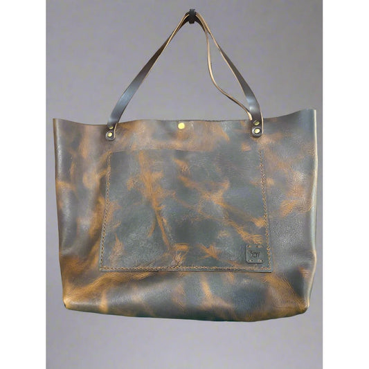 Leather tote, tote, large tote