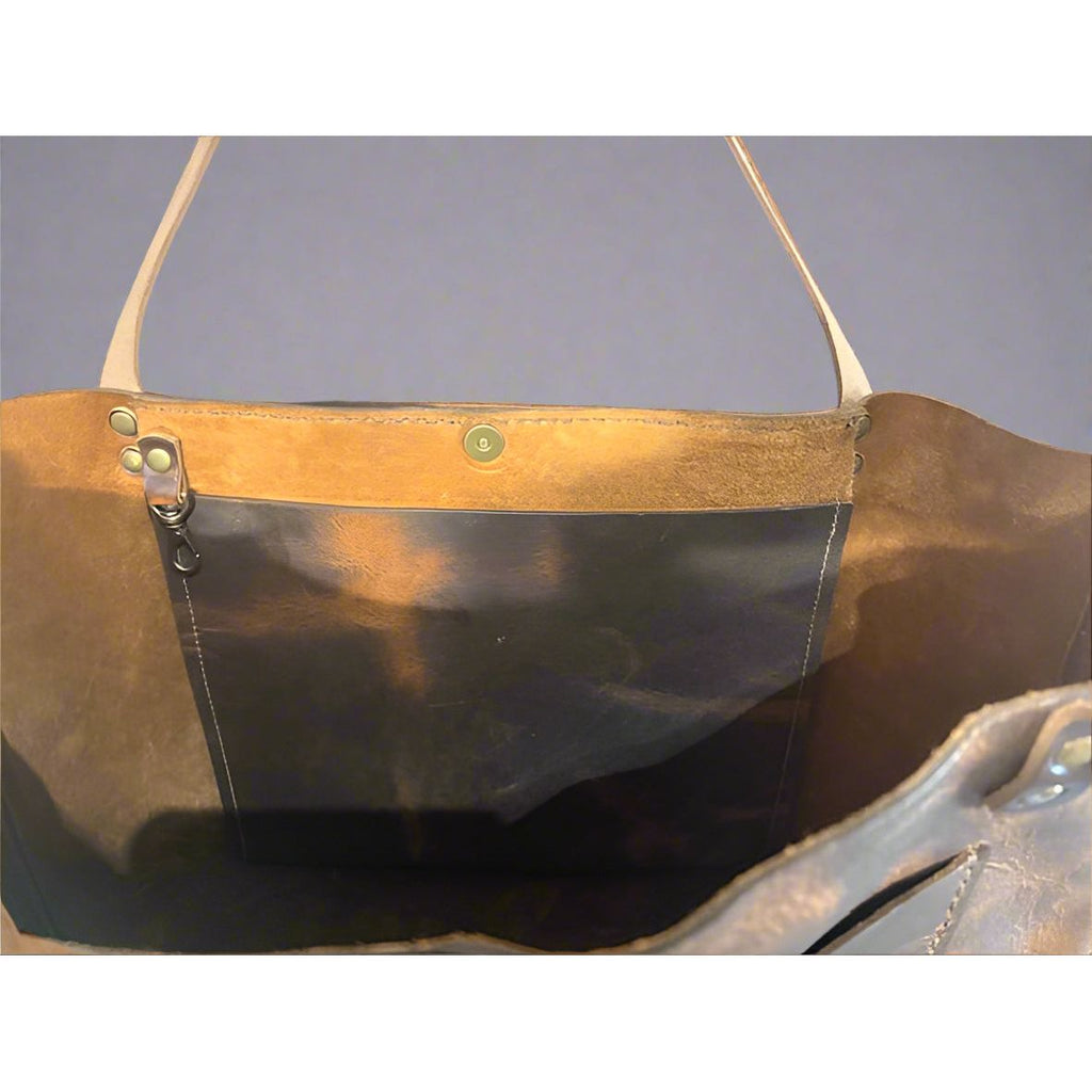 Leather tote, tote, large tote
