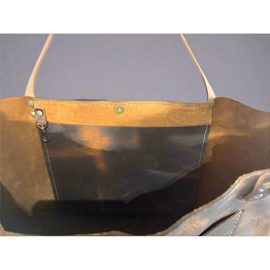 Leather tote, tote, large tote