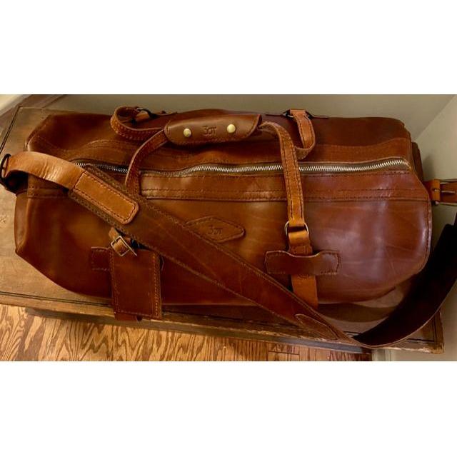 Leather DuffleBag, Dufflebag, Leather zTote, Tote