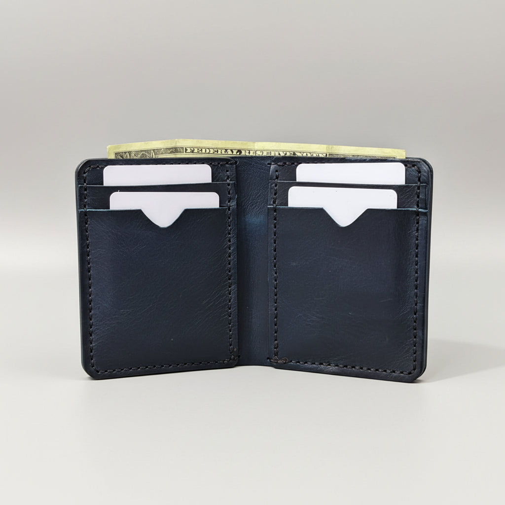 wallet, leather wallet, bifold, wallets, vertical wallet, ID Window