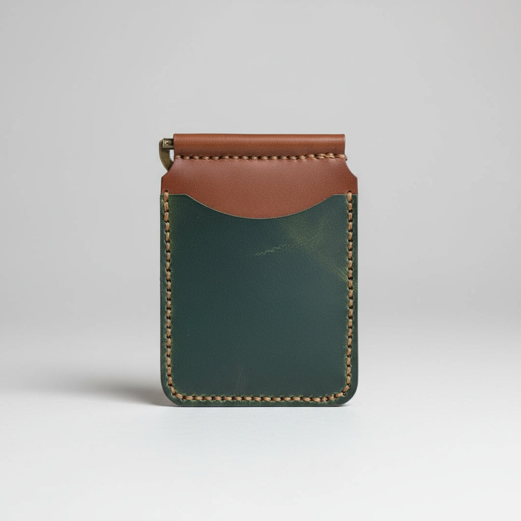 leather money clip, money clip, wallet, leather wallet