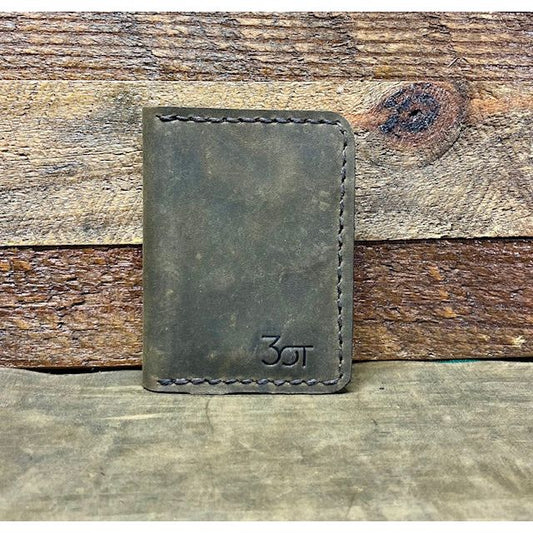 leather ID Wallet, leather wallet with window, id wallet