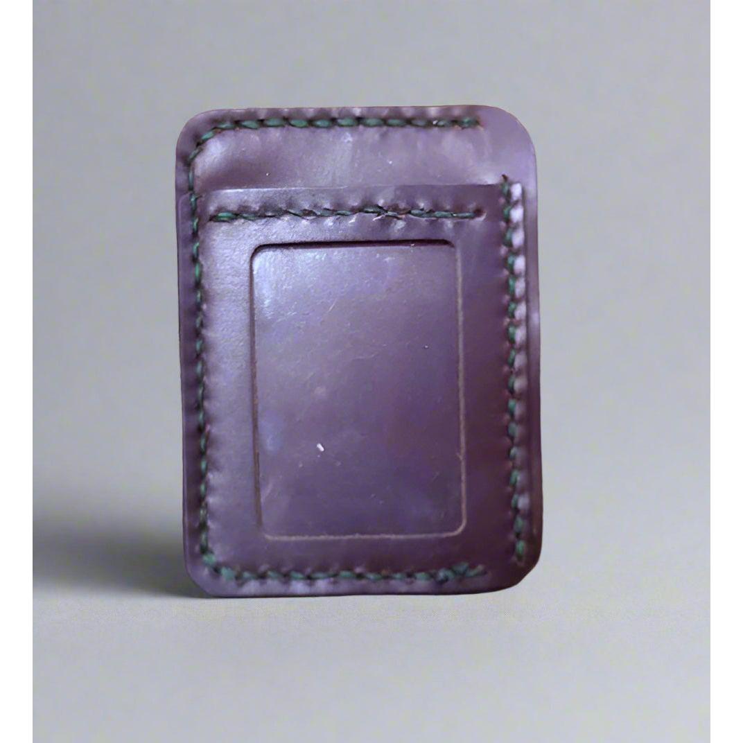 leather ID Wallet, leather wallet with window, id wallet
