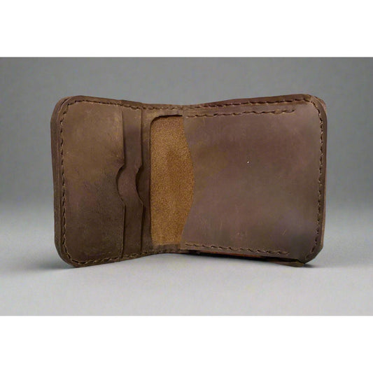 leather ID Wallet, leather wallet with window, id wallet