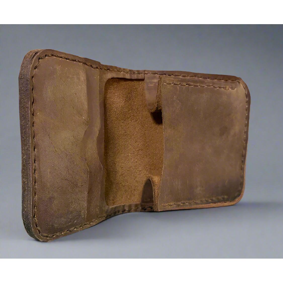 leather ID Wallet, leather wallet with window, id wallet