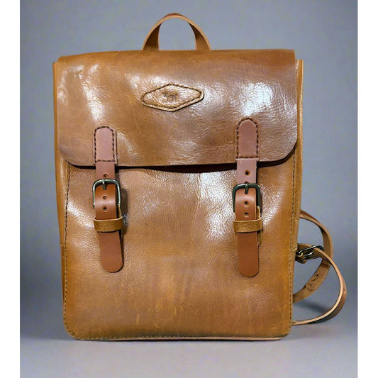 backpack, leather backpack