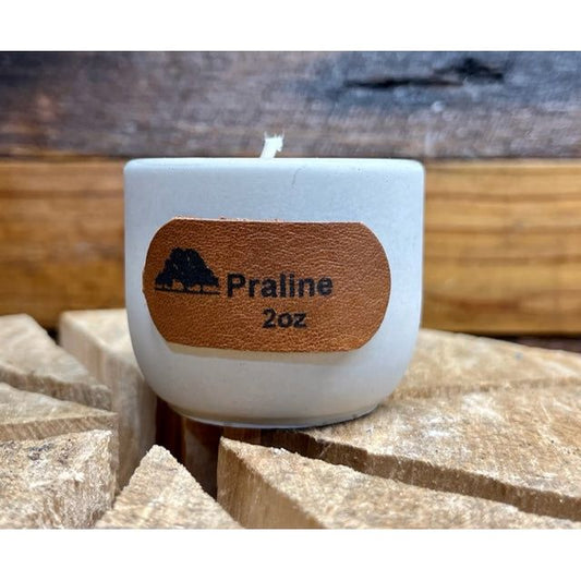 praline, pralines, praline candle, praline candles, votive, votives