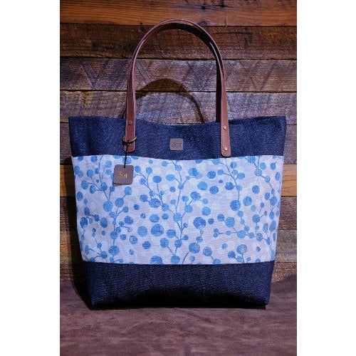Three Oaks Textiles Canvas Tote Berry T01 - The Asheville