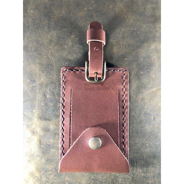 Three Oaks Textiles Luggage Tags Brown TAG02 - Deluxe Luggage Tag